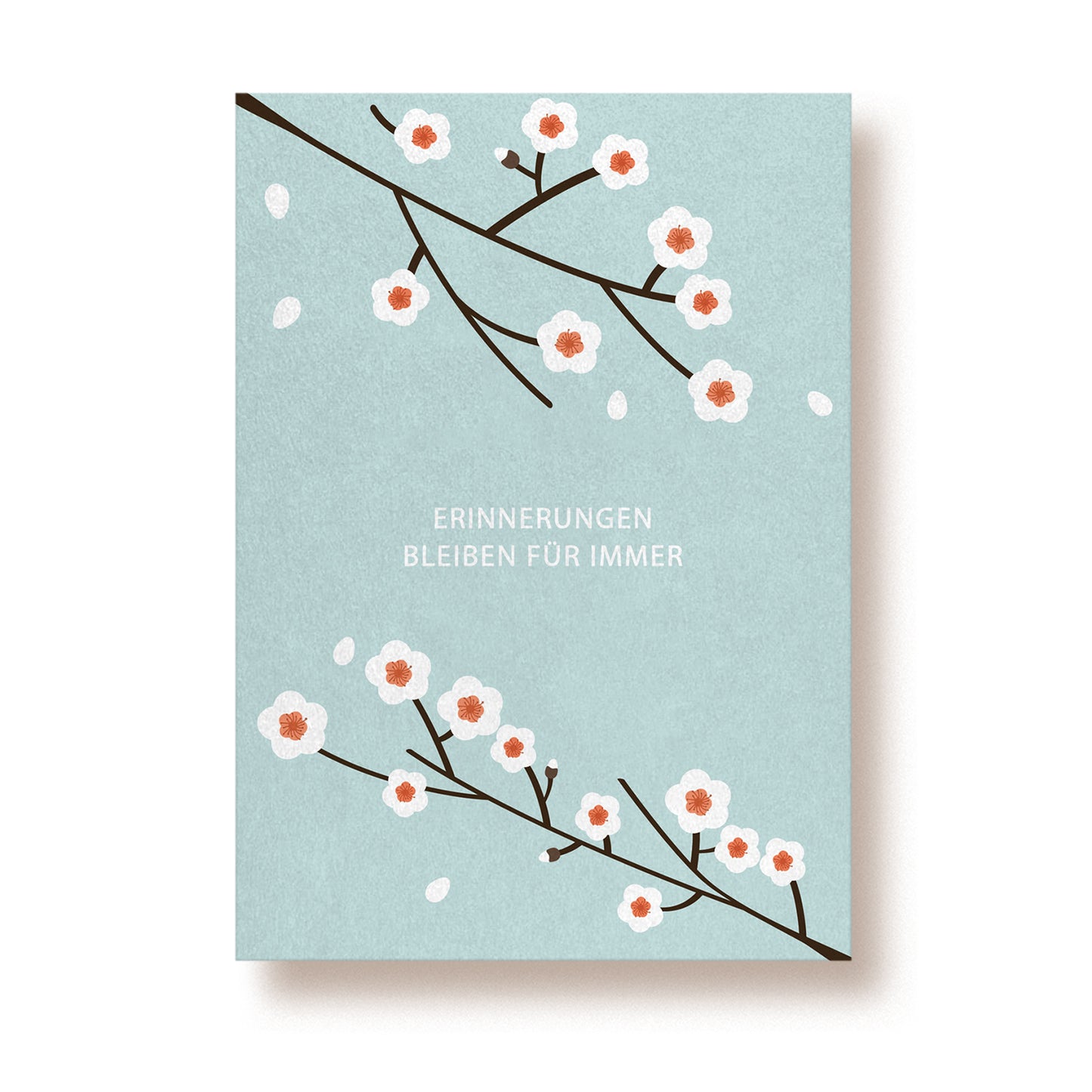 Postkarte 'Erinnerungen bleiben für immer'