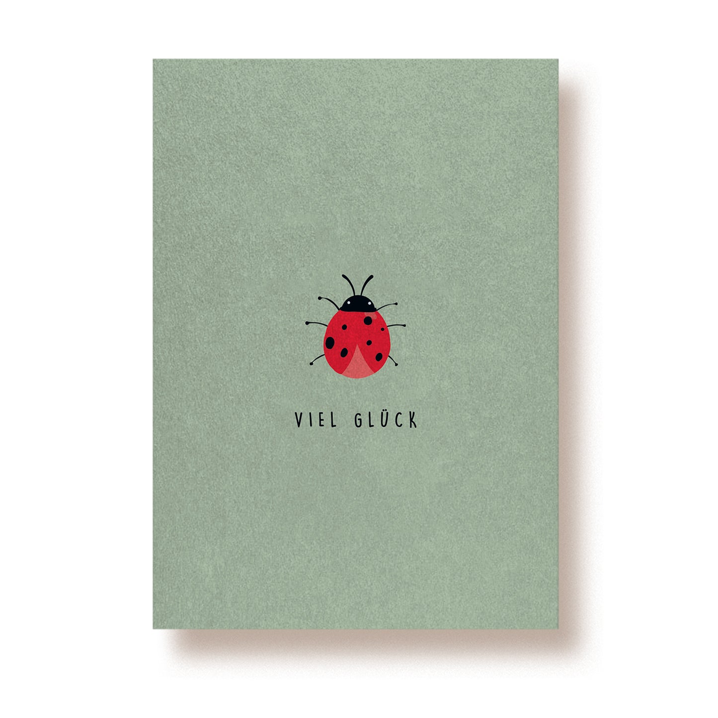 Postkarte 'Viel Glück'