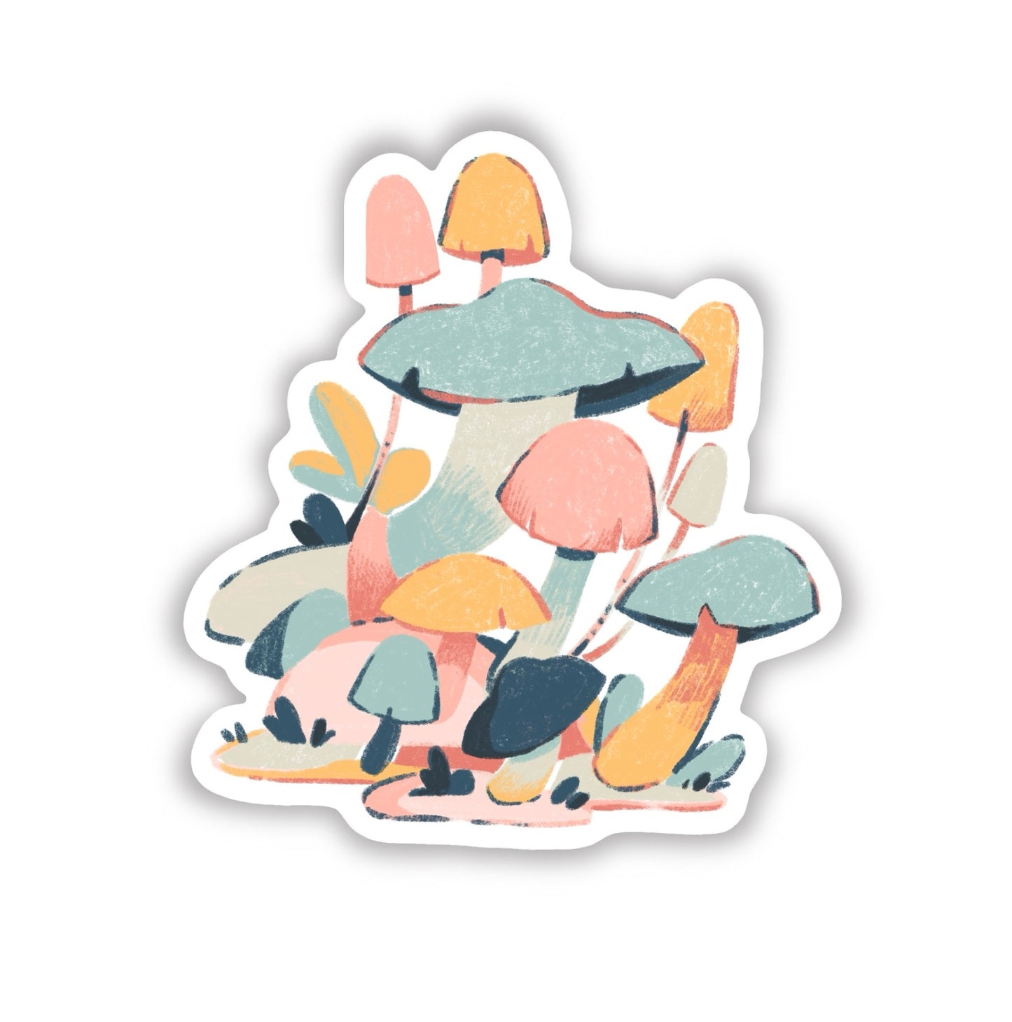 Vinylsticker 'Team Mushroom'