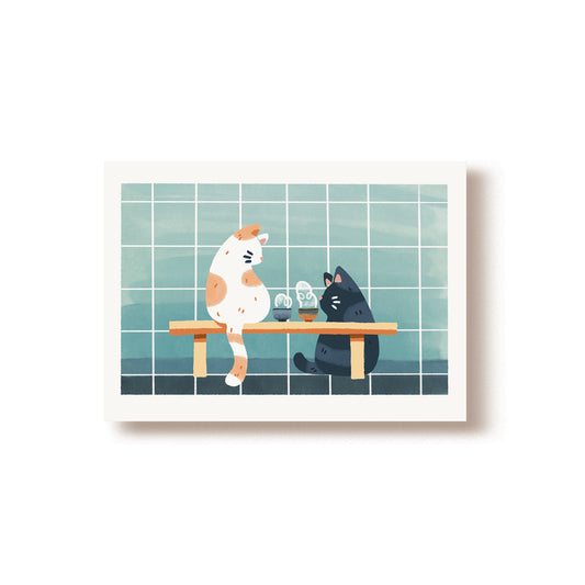 Print 'Tea Time With A Friend'