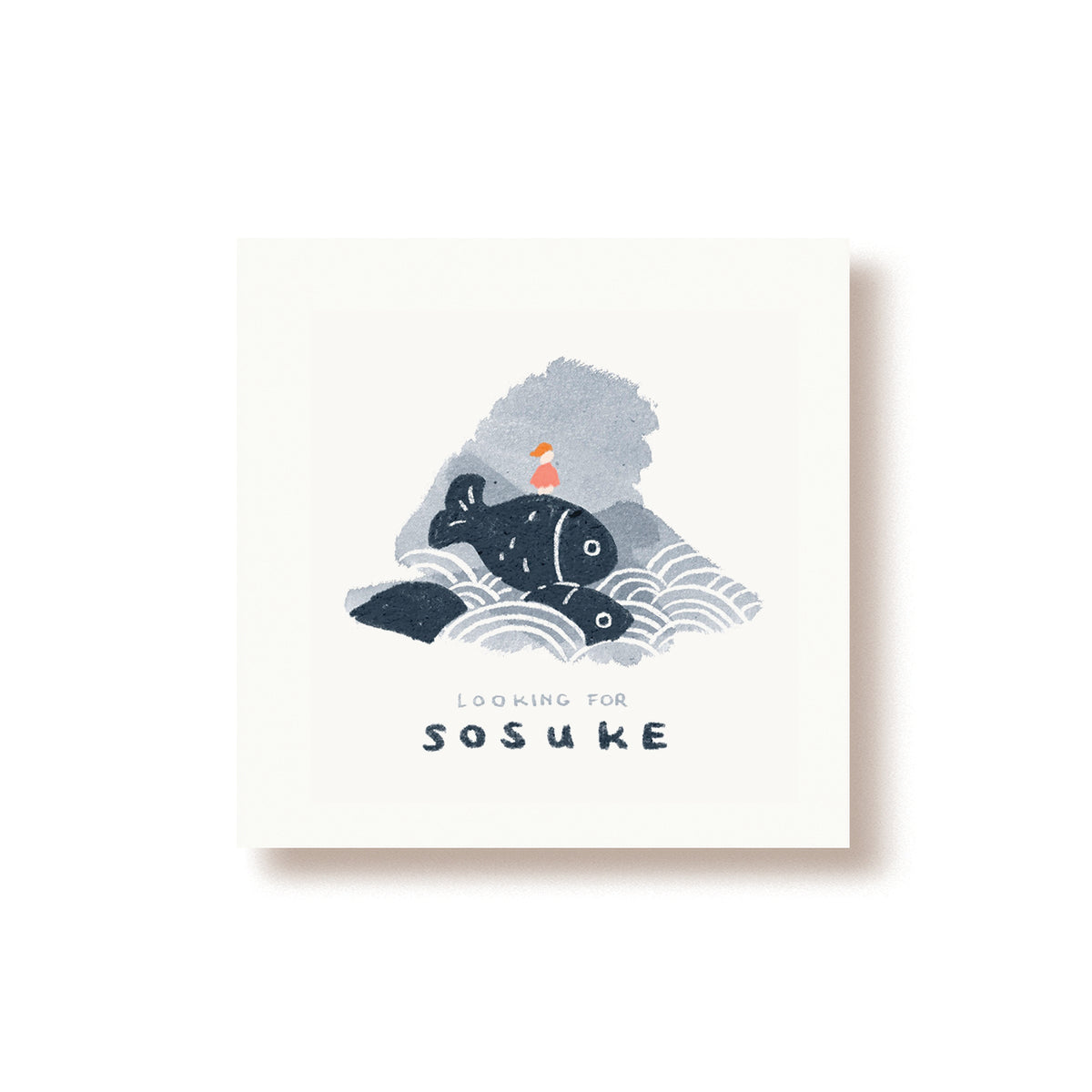 Mini Print 'Looking for Sosuke' Quadrat