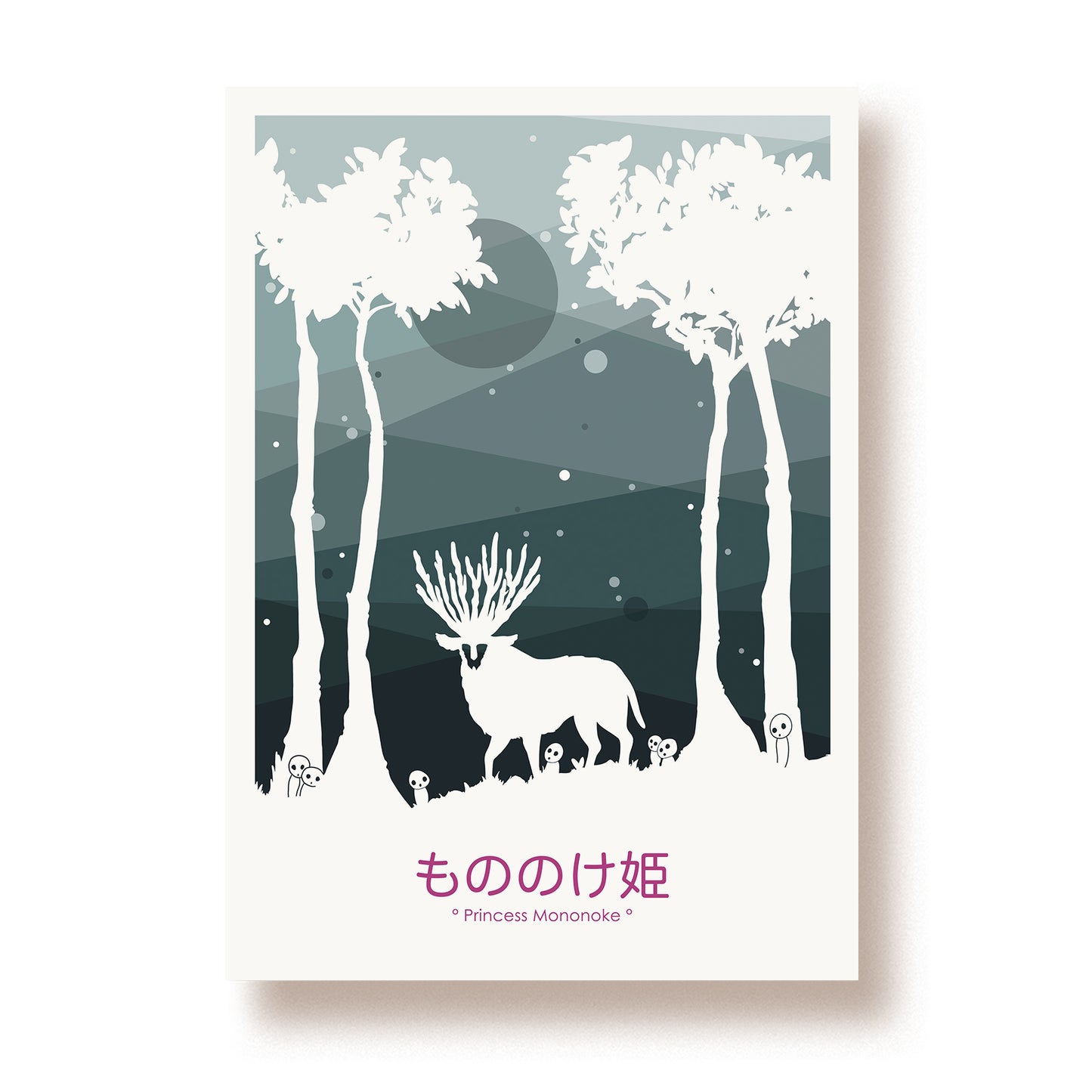 Artprint A3 'Princess Mononoke'