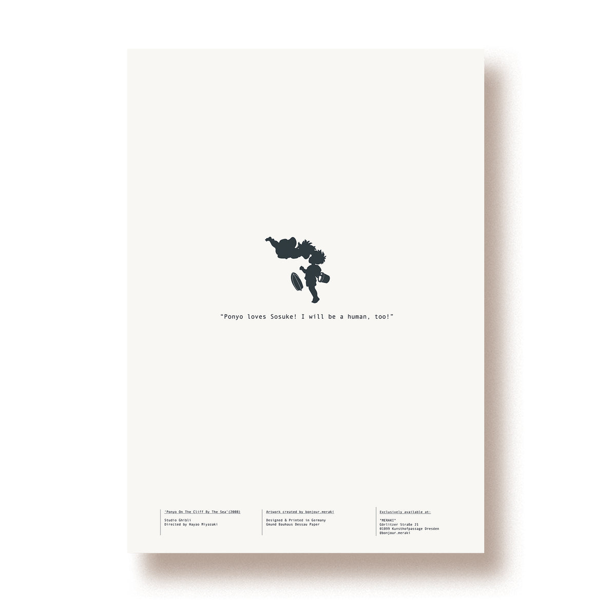 Artprint A3 'Ponyo'